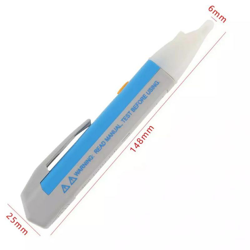 Digital Tes Pen Senter AC Voltage Detector Alert 90 to 1000V Led Light