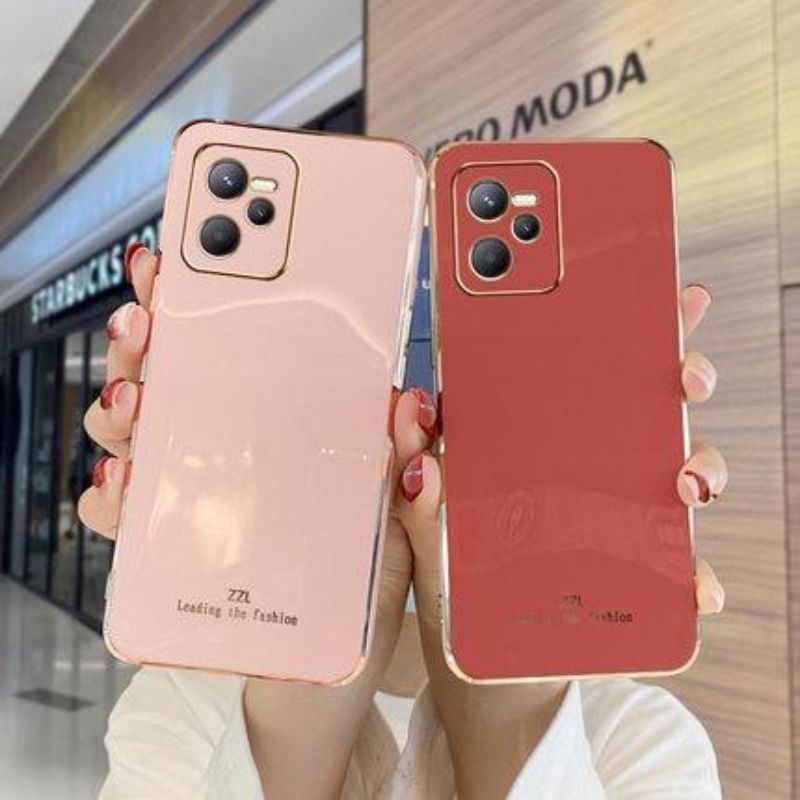 Realme C35 / Narzo 50A Prime Silikon 6D Plating Pelindung Case