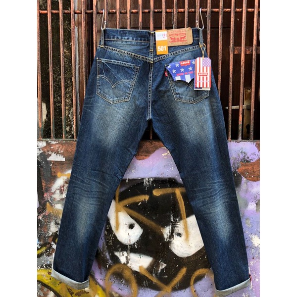 Celana Jeans Pria LV Made In Usa Distro Original Premium/Celana Jeans Cowok LV Distro Premium