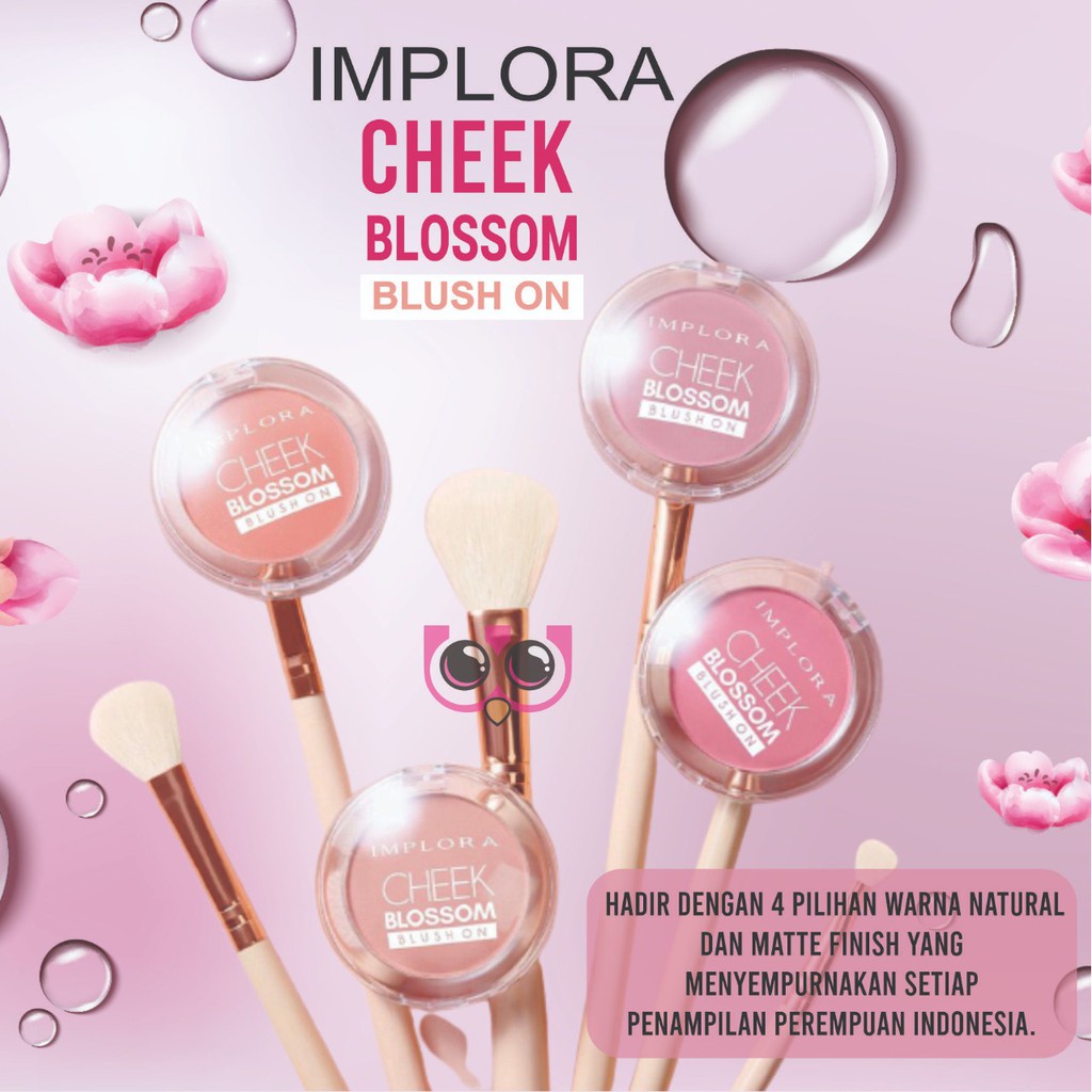 IMPLORA CHEEK BLOSSOM BLUSH ON 02 DUSTY ROSE