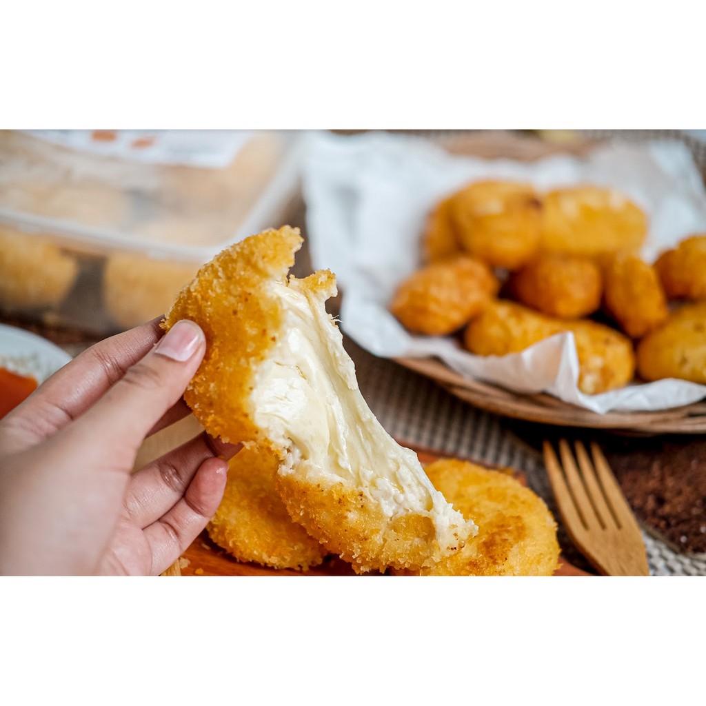 

Kroket Mozzarella (tanpa kentang)