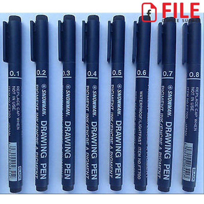 

Drawing Pen Snowman / Pulpen Gambar 0.1 / 0.2 / 0.3 / 0.4 / 0.5 / 0.6 / 0.7 / 0.8