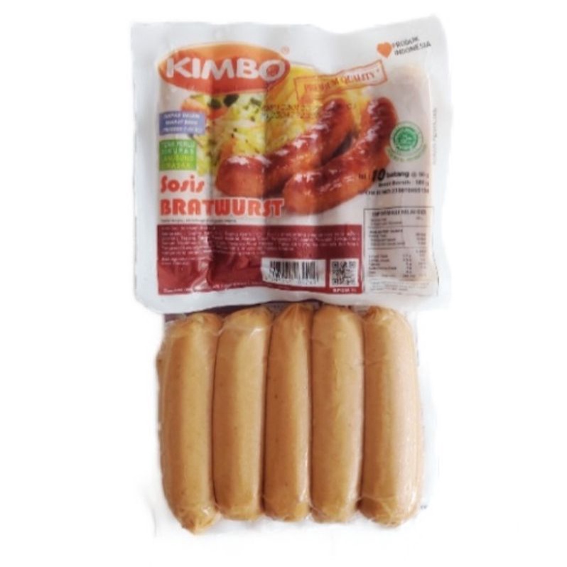 

Kimbo Sosis Bratwurst Mini Jumbo isi 10