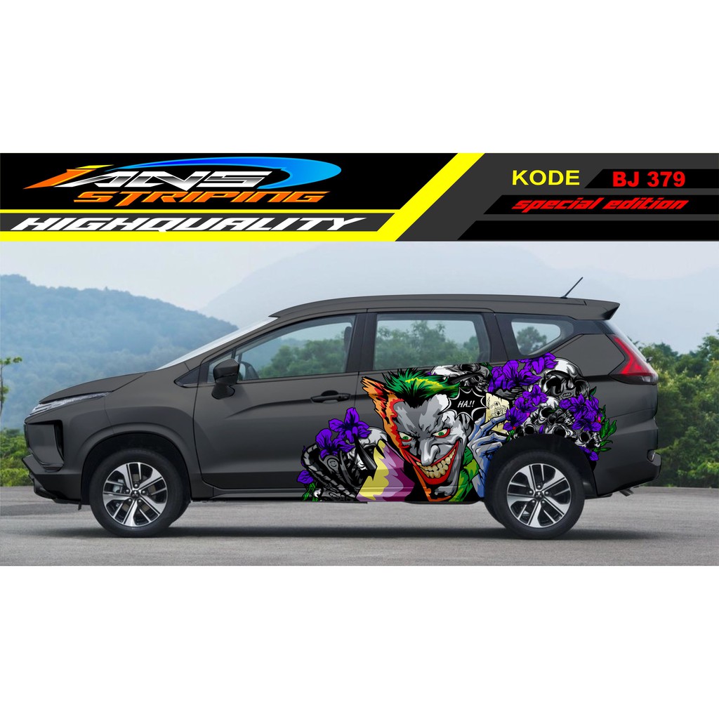 STICKER MOBIL XPANDER, TERIOS, AVANZA, FORTUNER / STIKER VARIASI MOBIL / DECAL STICKER MOBIL