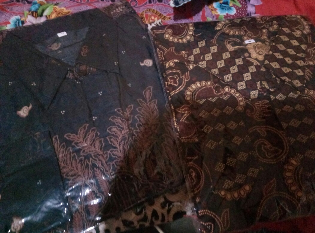 Batik Couple Tunik Zipper Kemeja High Quality