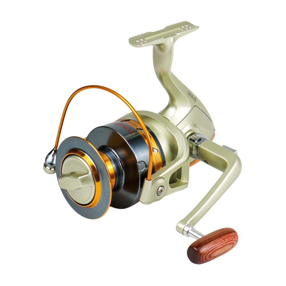 REELSKING EF9000 EF8000 EF7000 EF6000 EF5000 EF4000 EF3000 EF2000 EF1000 Reel Pancing Spinning 12 Ball Bearing - Reel Pancing Murah kuat - Reel pancing laut kuat 8kg - Alat penggulung senar pancing - katrol pancing