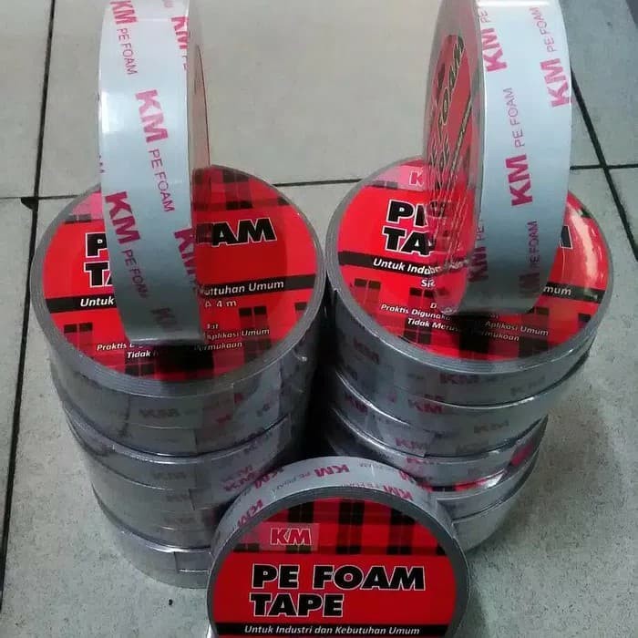 

Isolasi Double Tape KM 24mm x 4M / pom Tape KM