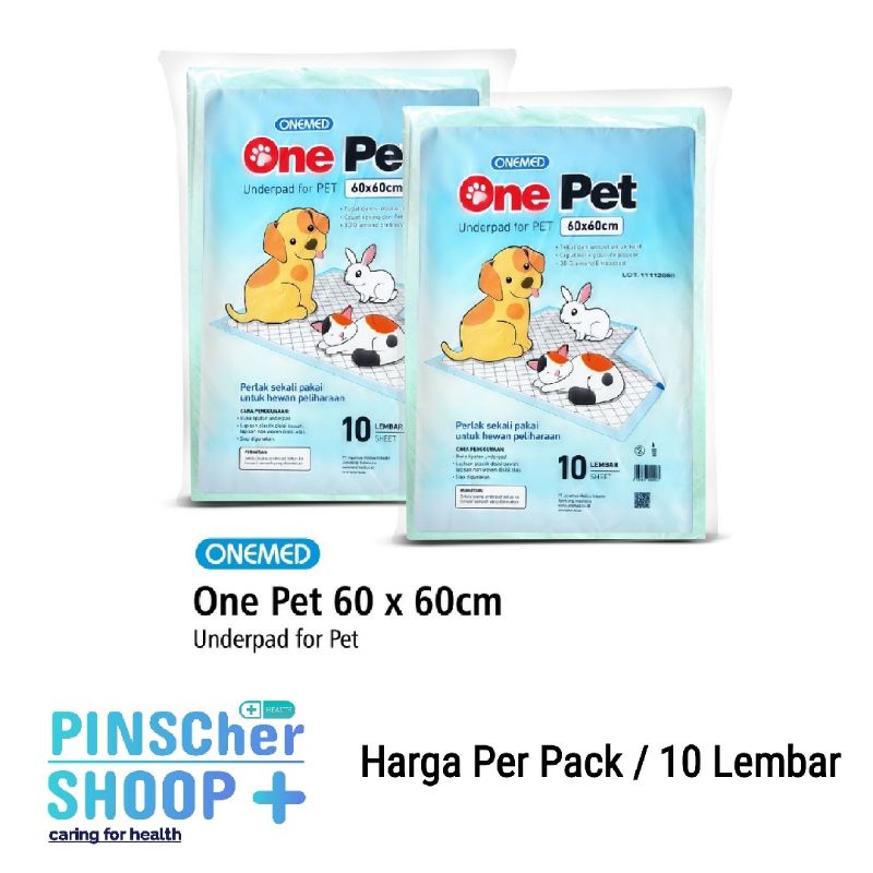 OnePet Underpad Hewan 60 x 60 Cm Perlak Alas Pet Toilet Training