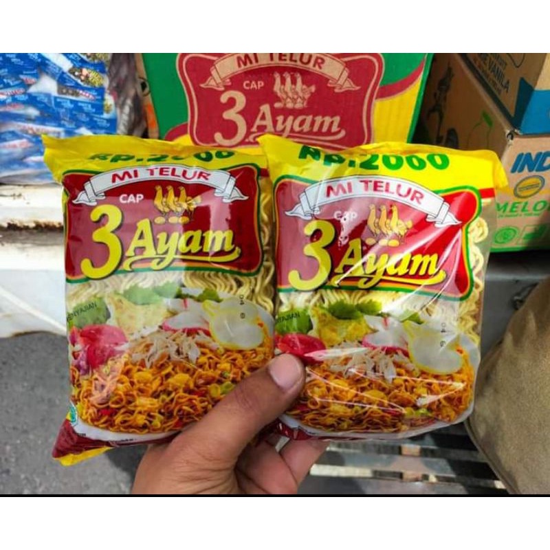 

Mie Keriting 3 Ayam/1 Dus/Isi 24 pcs/Naurabila