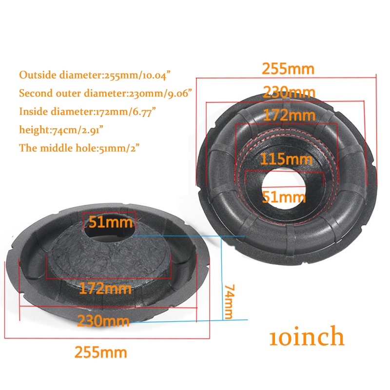 Vivi Speaker Subwoofer Bentuk Kerucut Bahan Kertas Untuk Mobil