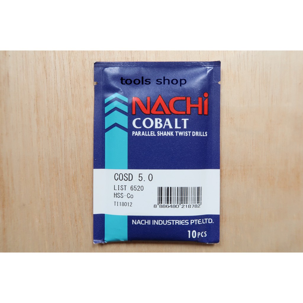 Mata Bor Baja NACHI HSCo 5mm Original