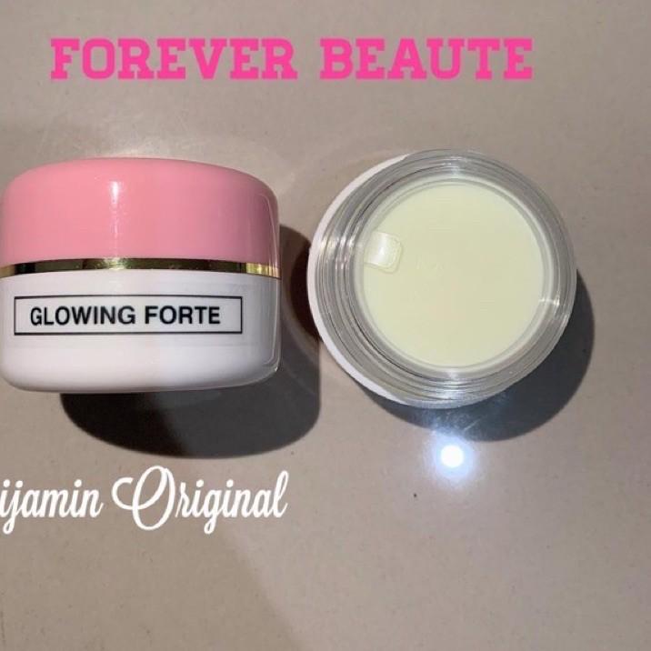 ♚ Glowing Forte - cream malam pemutih & efek glow - flek berat (GLOWING FORTE) ❁