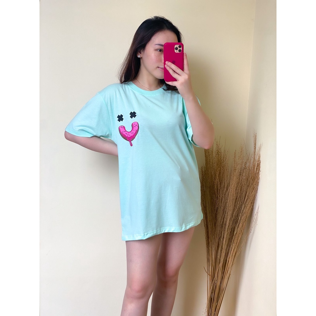 Kaos Oversize Wanita Atasan Wanita Jumbo T Shirt Distro