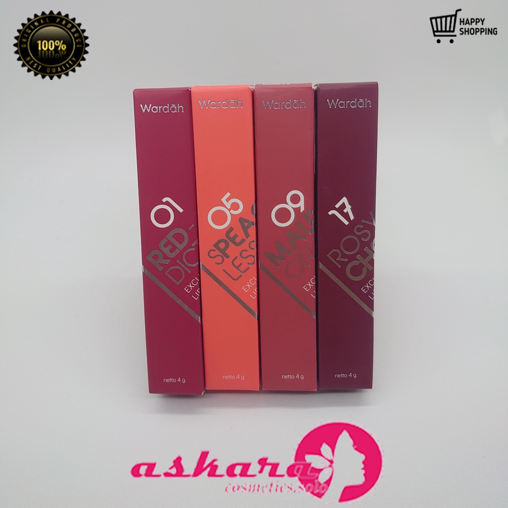 Wardah Exclusive Matte Lip Cream 4 gr / Lip Cream Wardah