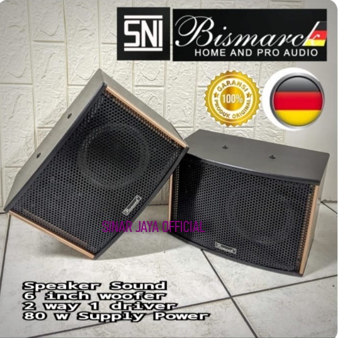 Speaker Pasif Karaoke Bismarck (6 inch)