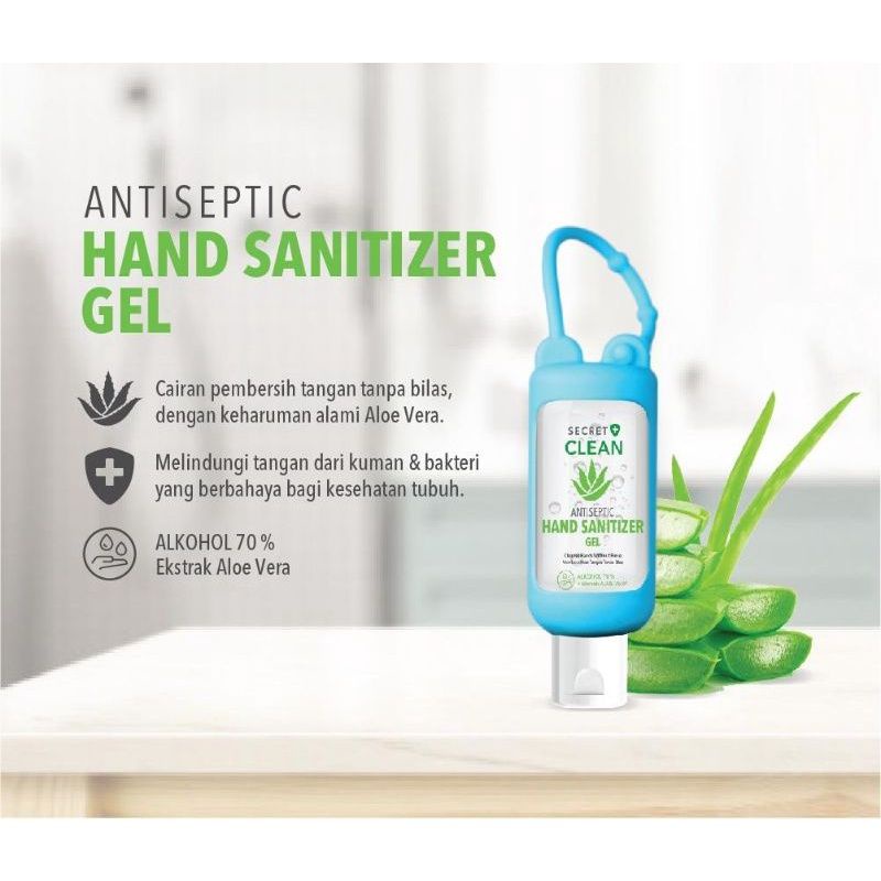 Secret clean Hand sanitizer gel 50ml