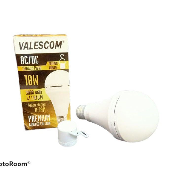 Lampu LED Emergency Valescom Premium 18 Watt /LAMPU VALESCOM 18W AC/DC