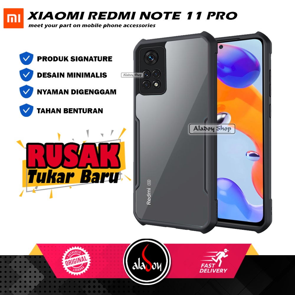 Case Xiaomi Redmi Note 11 PRO 2022 Armor Fusion Transparent Premium Casing