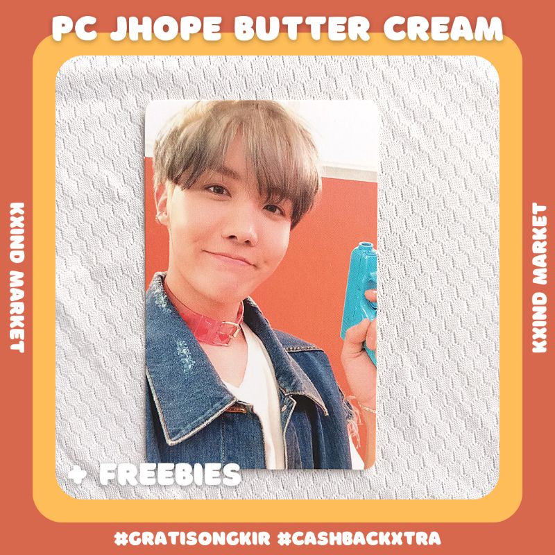Photocard Jhope Butter Cream ver / PC hobi / album butter Cream Peaches / PC JK v Tae Jimin jin