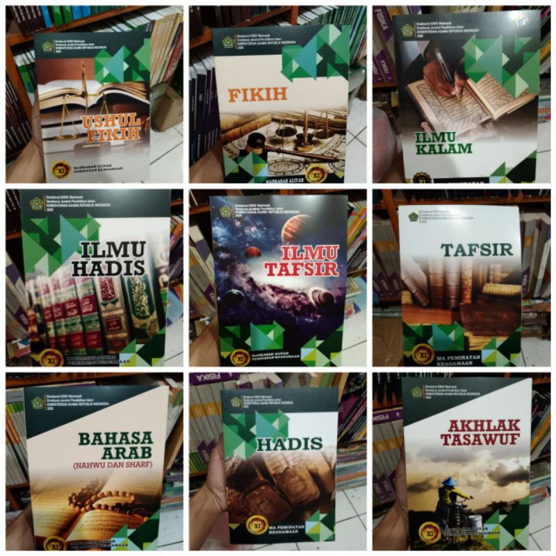 

buku satu paket Madrasah Aliyah kelas 11 peminatan keagamaan