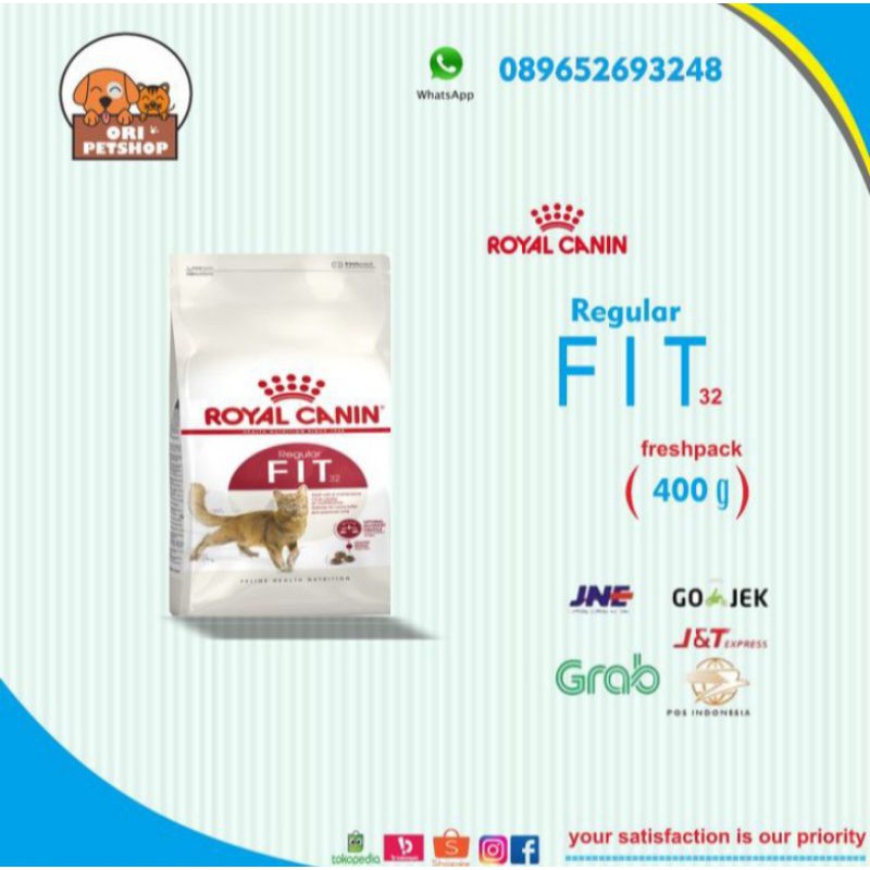 royal canin fit 32 400 gr - freshpack