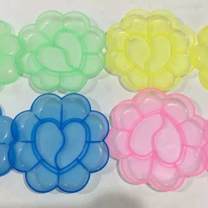 

[LUSIN] Palet Lukis / Palette Plastik Bentuk Bunga MURAH RB9