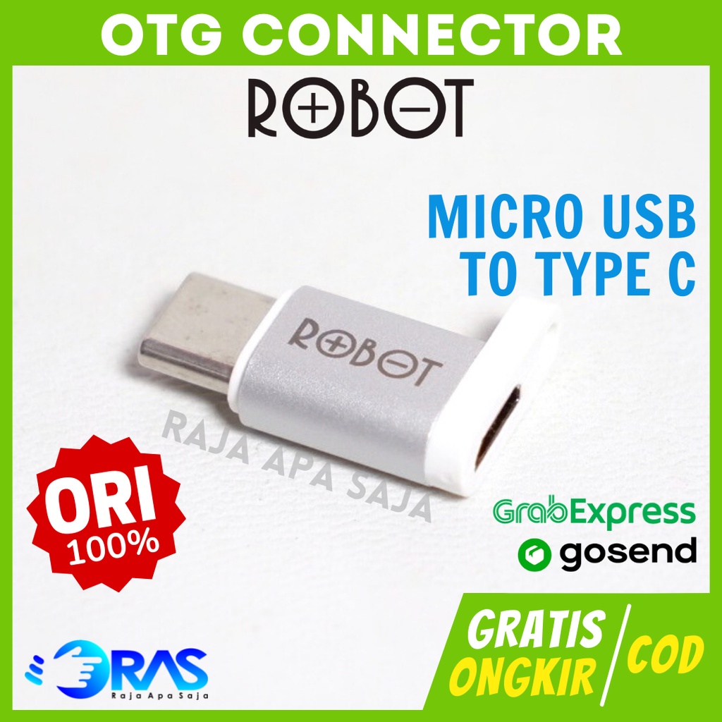 Konektor OTG Micro USB To Type C - Sambungan Conector OTG Micro Ke Tipe C HP Android Konverter Conne