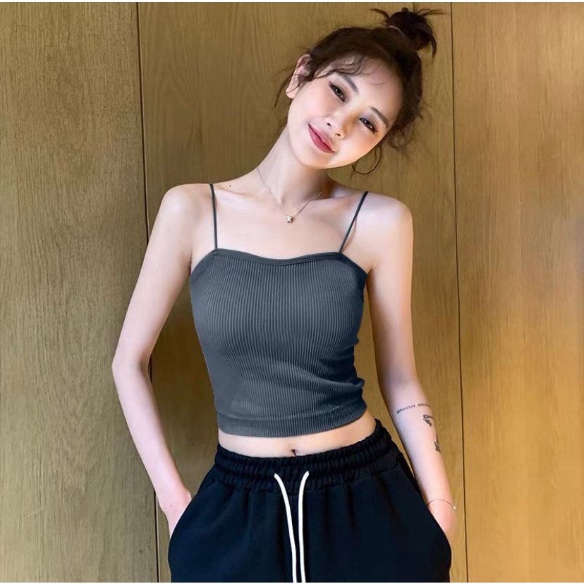 [ LINGERIE MASTER ] - (B-47) TANK TOP KOREAN STYLE FASHION WANITA TANKTOP WOMAN PREMIUM-B-47 Abu Tua