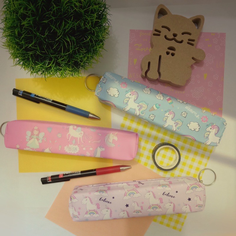 

(KP07) Kotak Pensil Aesthetic Unicorn Candy Colour