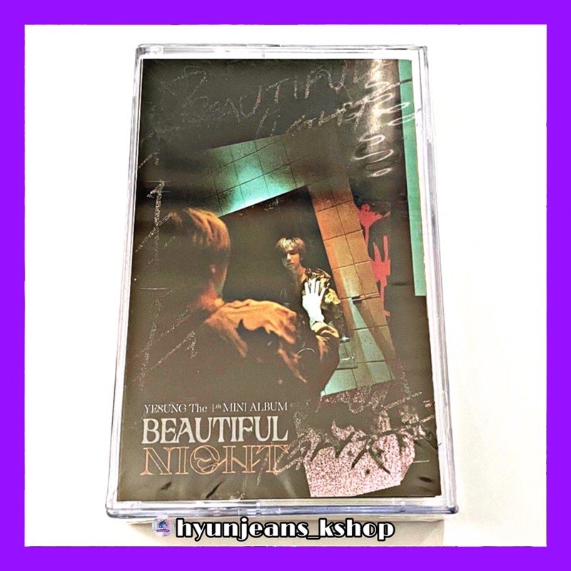 [READY STOCK] Yesung SUPER JUNIOR 4th Mini Album - BEAUTIFUL NIGHT (Cassette Tape ver.)