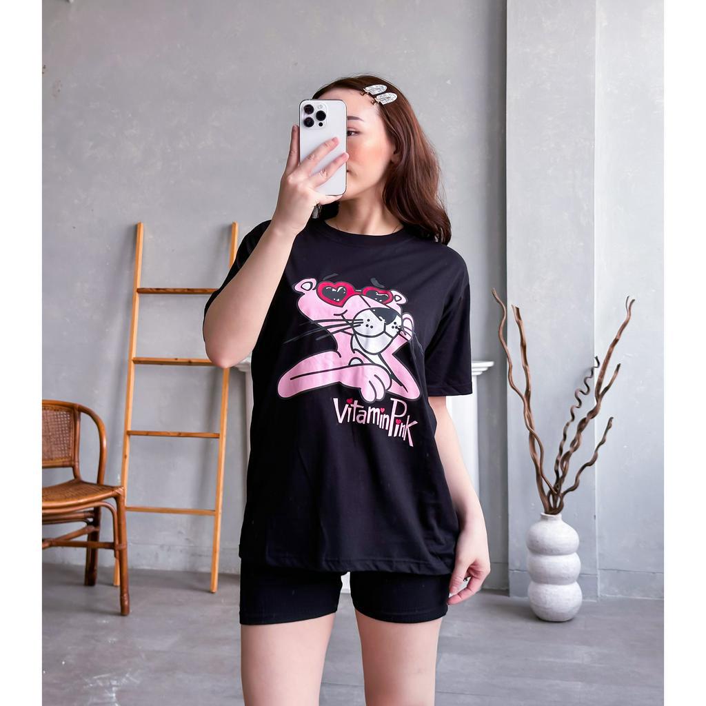 Atasan Kaos Wanita Lengan Pendek Bahan Cotton Kaos Wanita Lengan Pendek