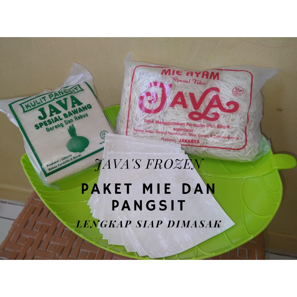 

PAKET LENGKAP MIE DAN PANGSIT JAVA / JAVA'S FROZEN / Cocok untuk Masakan Harian