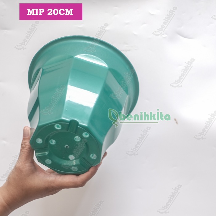 Pot Bunga Tinggi Warna 20cm - MIP