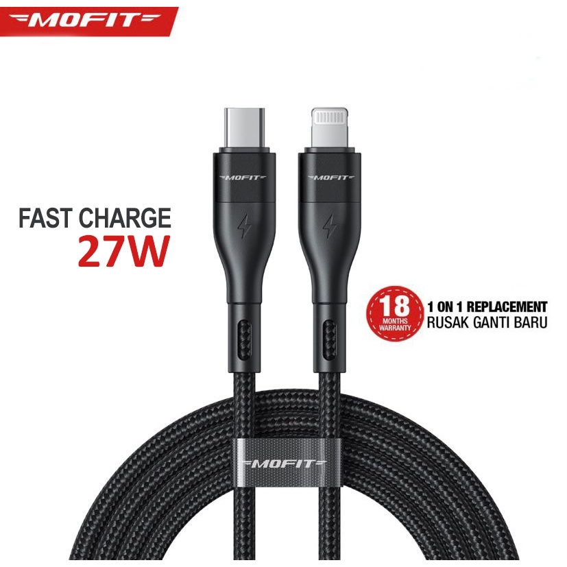 MOFIT ML-100 Type C to Lightning Cable Power Delivery 27W
