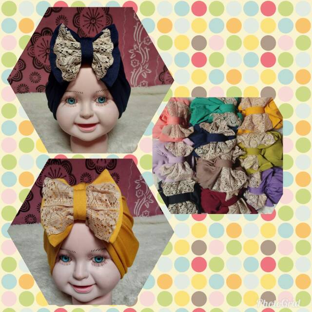 Turban baby (bayi) per setengah kodi (10pcs)