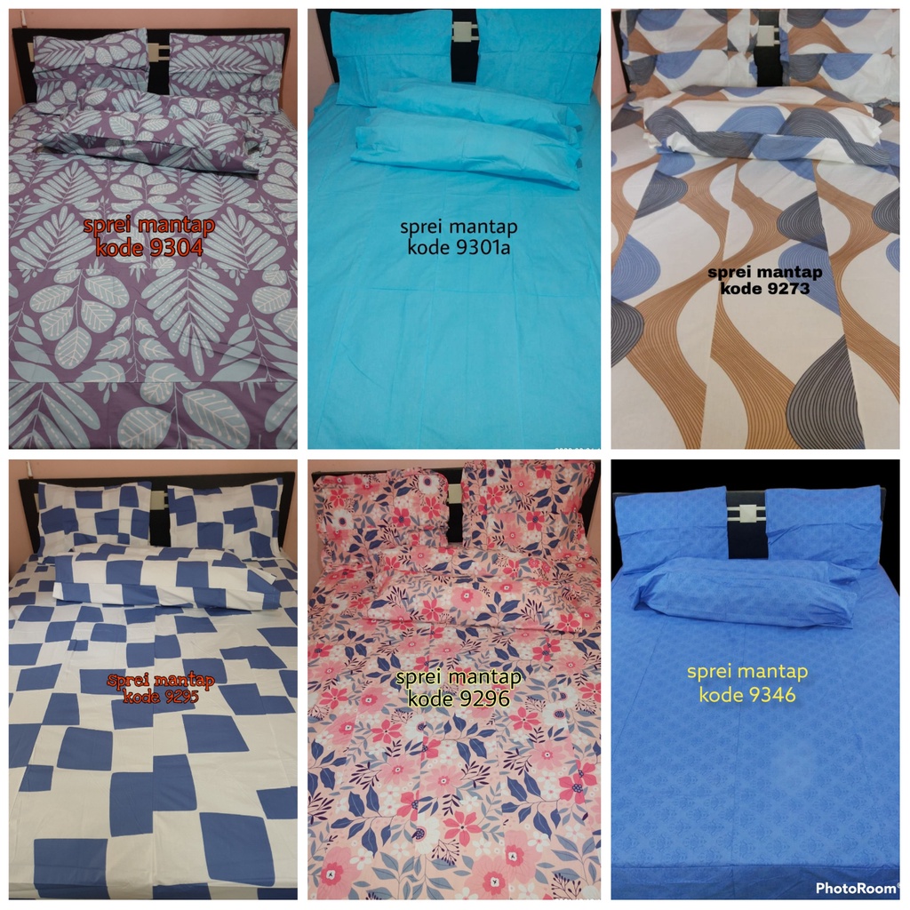 Tinggi 40 cm ukuran 200x200 sprei perca bahan kain eks my love