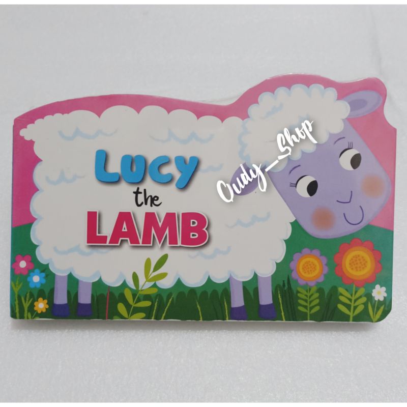 A Baby Animal Board Book Lucy The Lamb Buku Cerita Anak Impor Murah