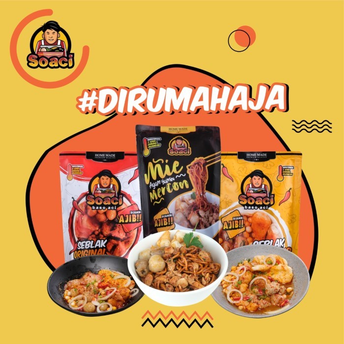 

Snack Paket Bundling Soaci Aneka Baso Aci Mie Ayam Mercon Gurih