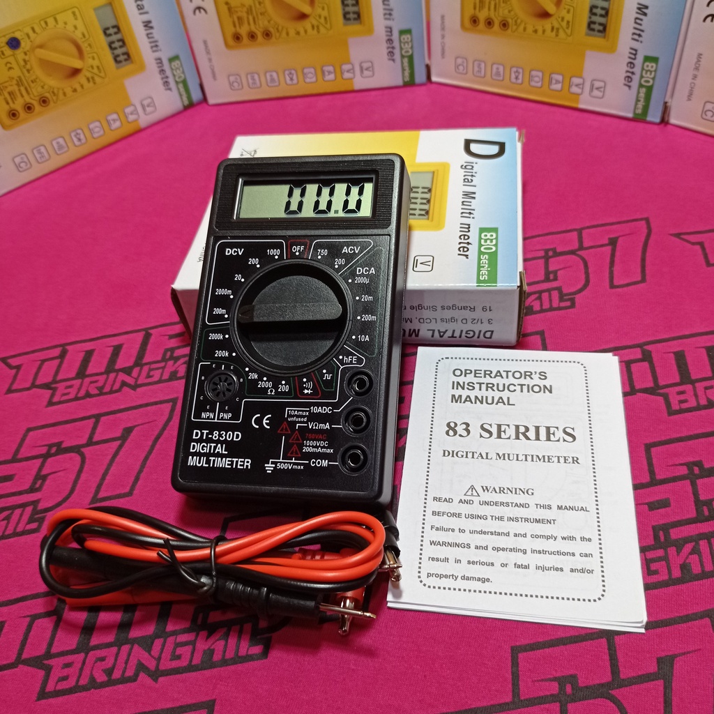 Jual Multitester Digital DT830B Series Original Avometer Digital DT830B