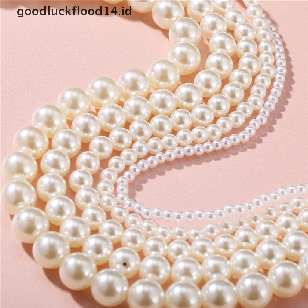 [OOID] Trendy Wedding Big Pearl Necklace For Women Fashion Imitation Pearl Necklace ID