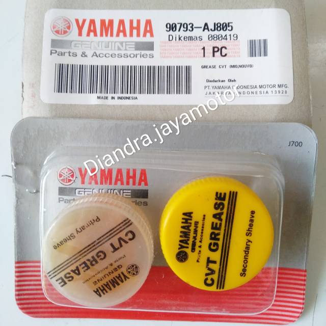 Gemuk cvt asli yamaha untuk melumasi cvt semua jenis motor matic
