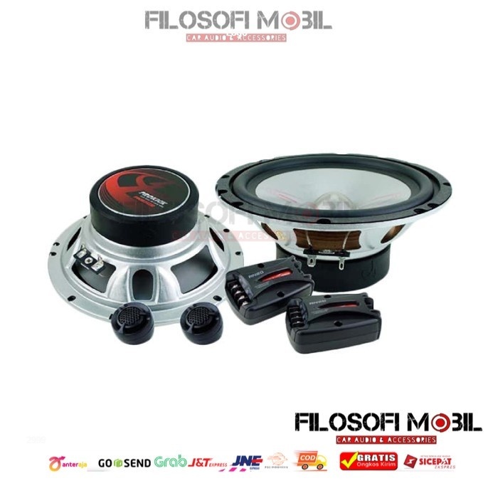 speaker mobil PROKICK PK 65 C2 split component set 6,5" - FM
