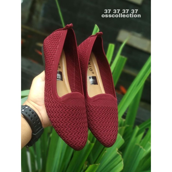FLAT SHOES RAJUT BY OSS COLLECTION