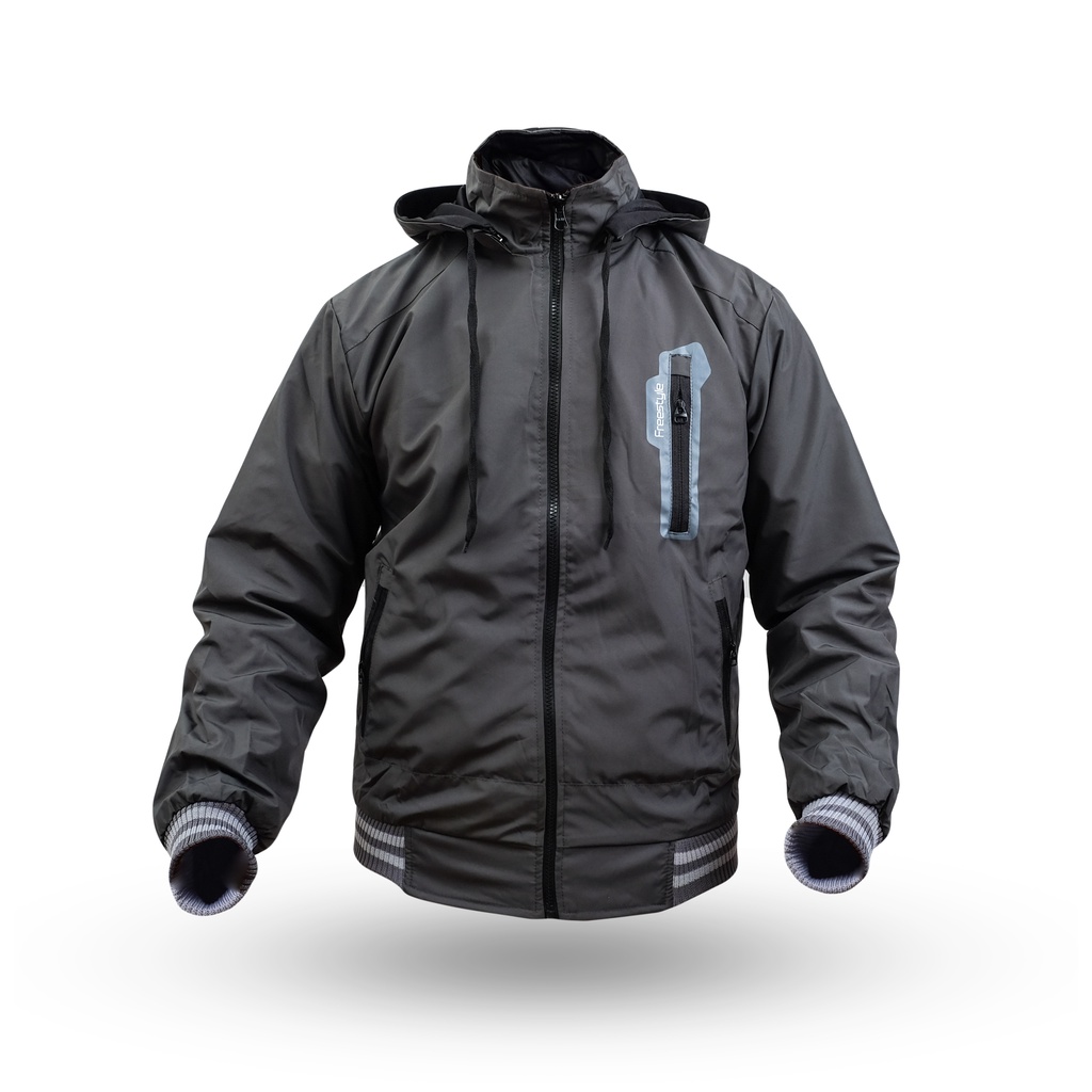 Freestyle Jaket Parasut Pria Bolak Balik Wanita Waterproof Windproof Unisex Jacket Kombinasi