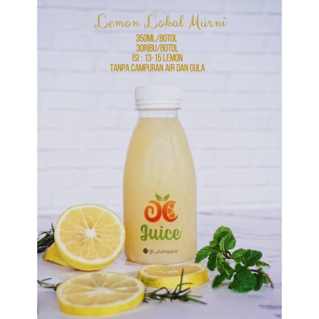 

paket usaha Sari Lemon/Pure Lemon/Lemon Peras Murni/Lemon Juice/Lemon Murni/Lemon Pure - 350 ml