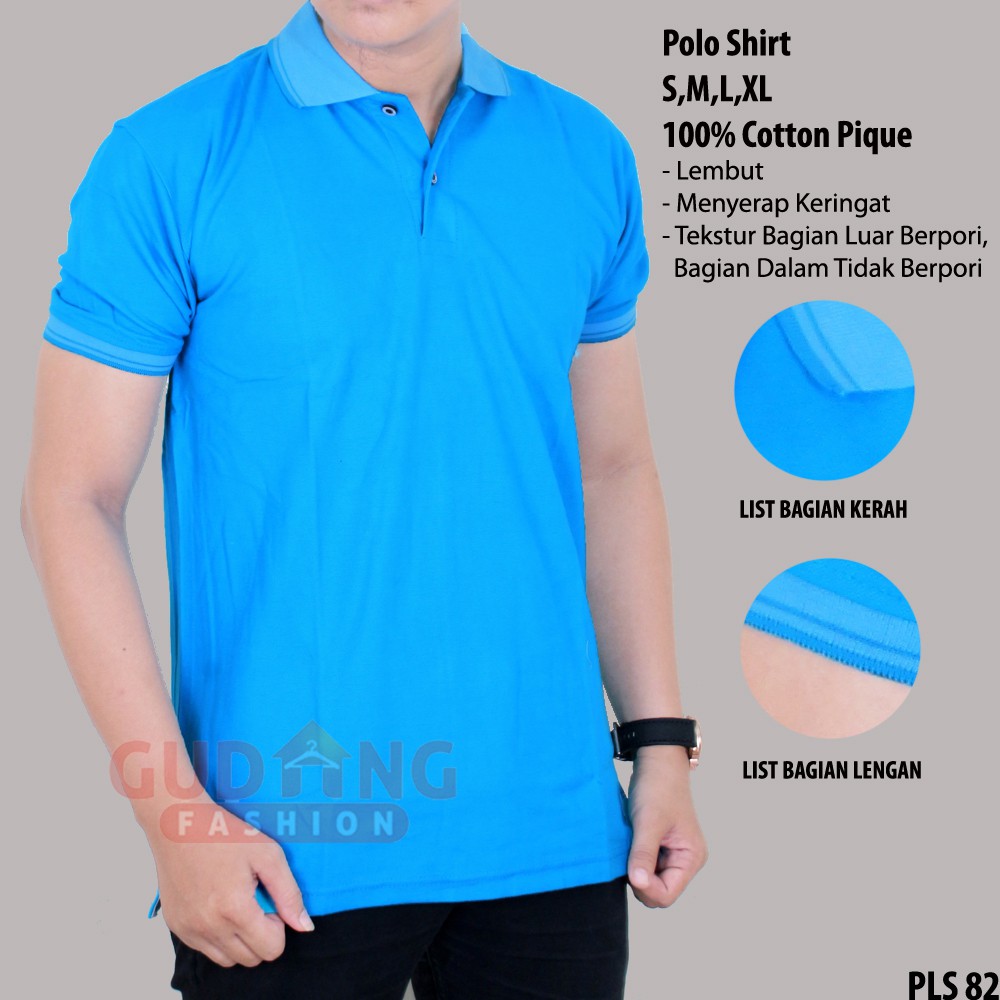 Kaos Polo Shirt Pria Terkini - PLS 82