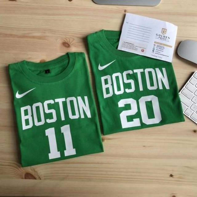 KAOS COMBED 30S DISTRO NIKE BOSTON NBA BAJU TSHIRT BASKET