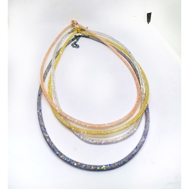 kalung gliter korean fasion //kalung wanita //perhiasan // kalung