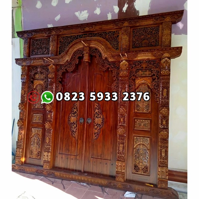 Pintu gebyok ukir pintu gapura gebyok ukir Jepara