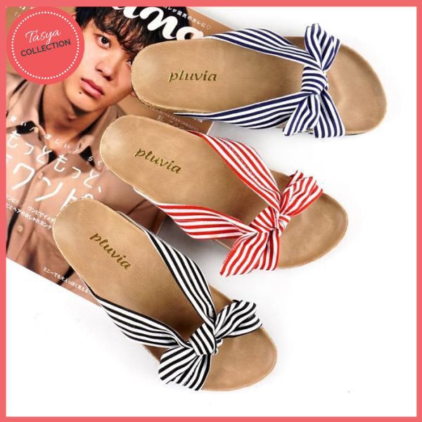 PETTA Sandal Flat Wanita Bohemian Footbed